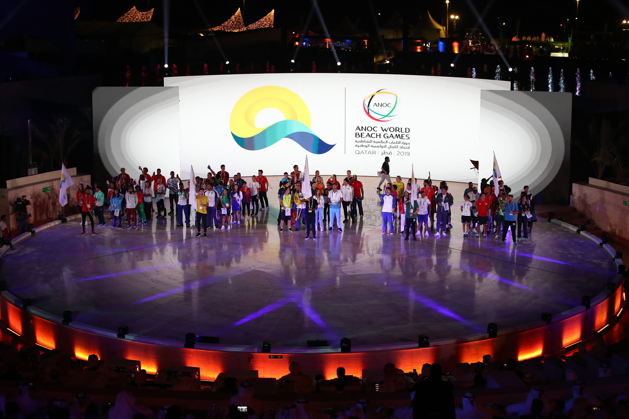 Glowing Opening Ceremony, worldclass action on day two of ANOC World Beach Games ANOC