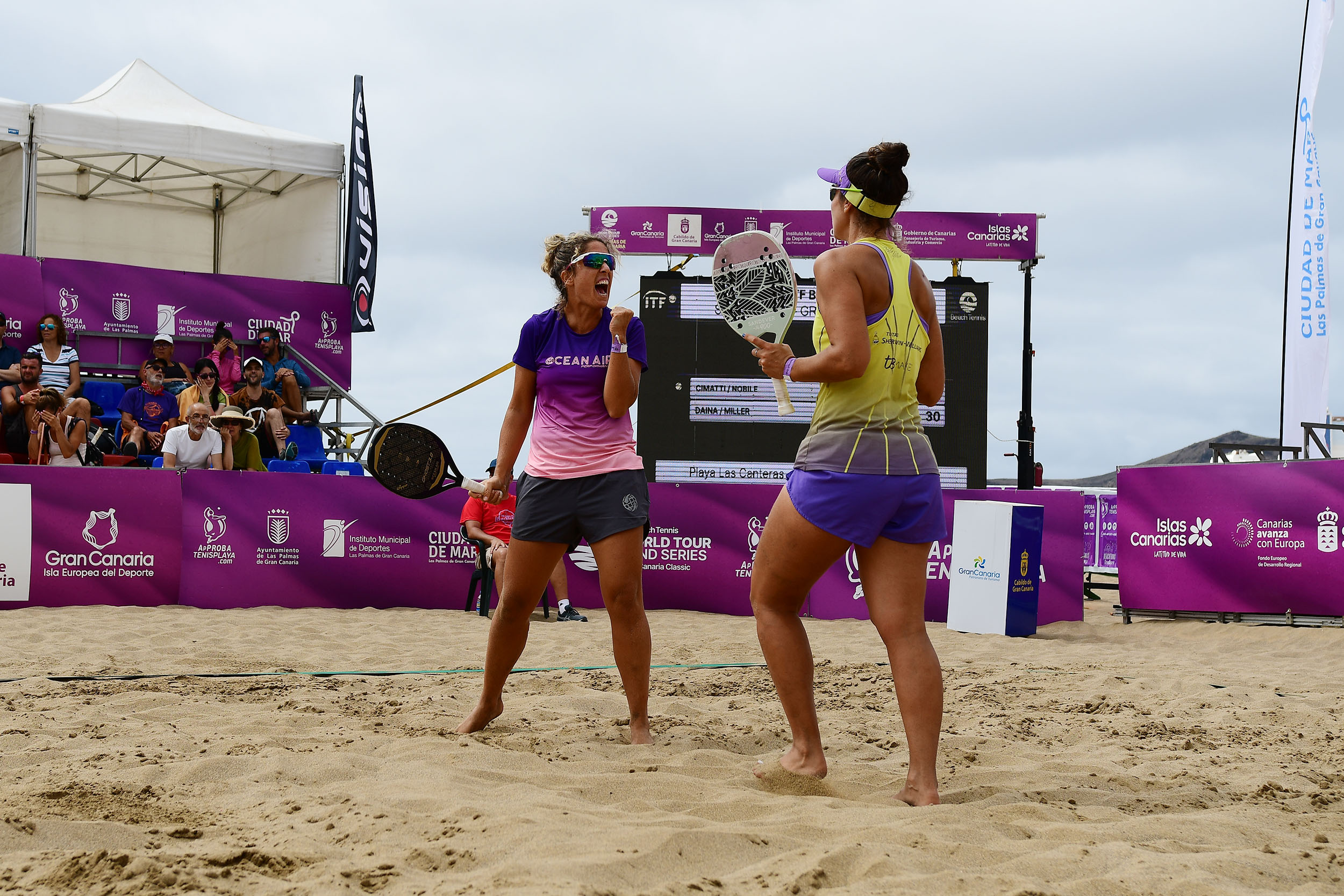 GASPARRI-VALENTINI DOMINATE THE SECOND AND THIRD SAND SERIES OF